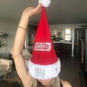 New York Giants Santa Hat - New